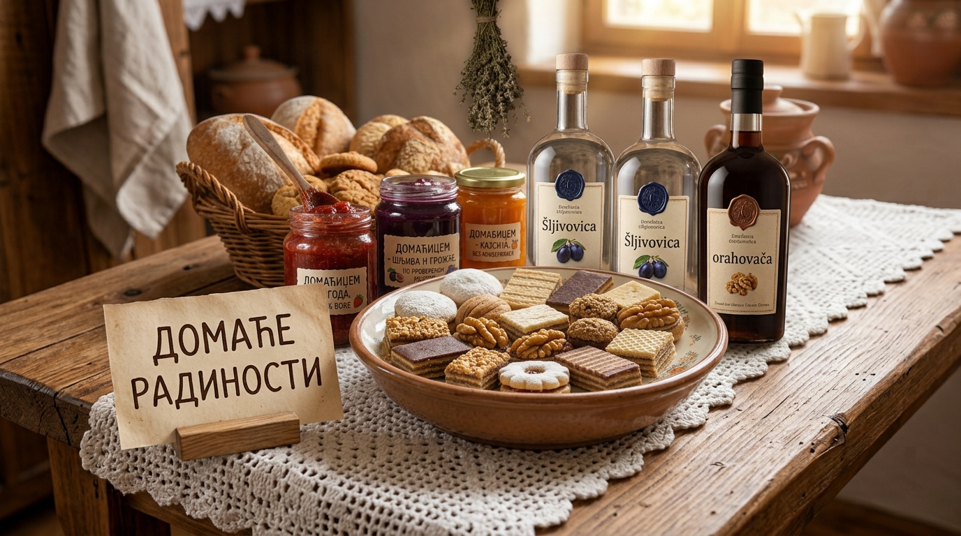 Domaća radinost – rakija, likeri, zimnica i još mnogo toga od lokalnih proizvođača u Srbiji