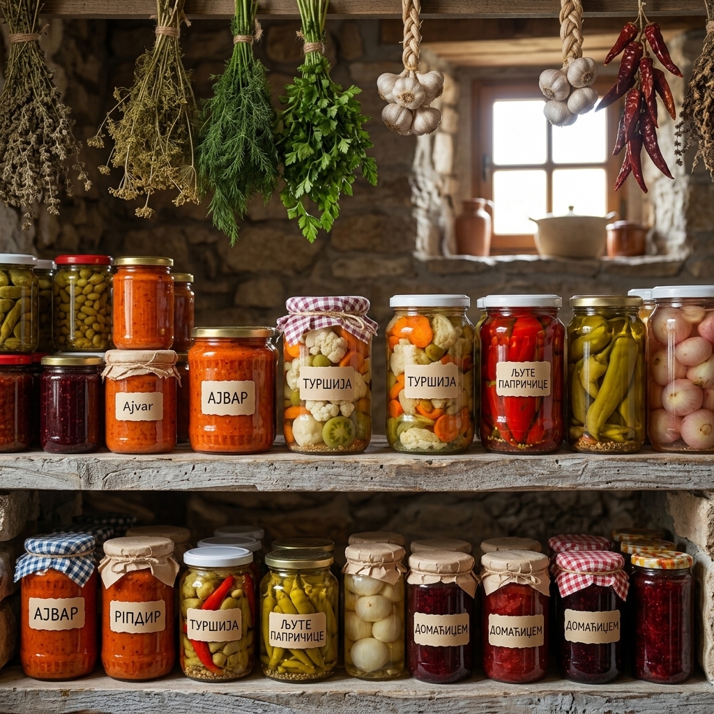 Domaća zimnica, ajvar i turšija direktno od proizvođača Srbija